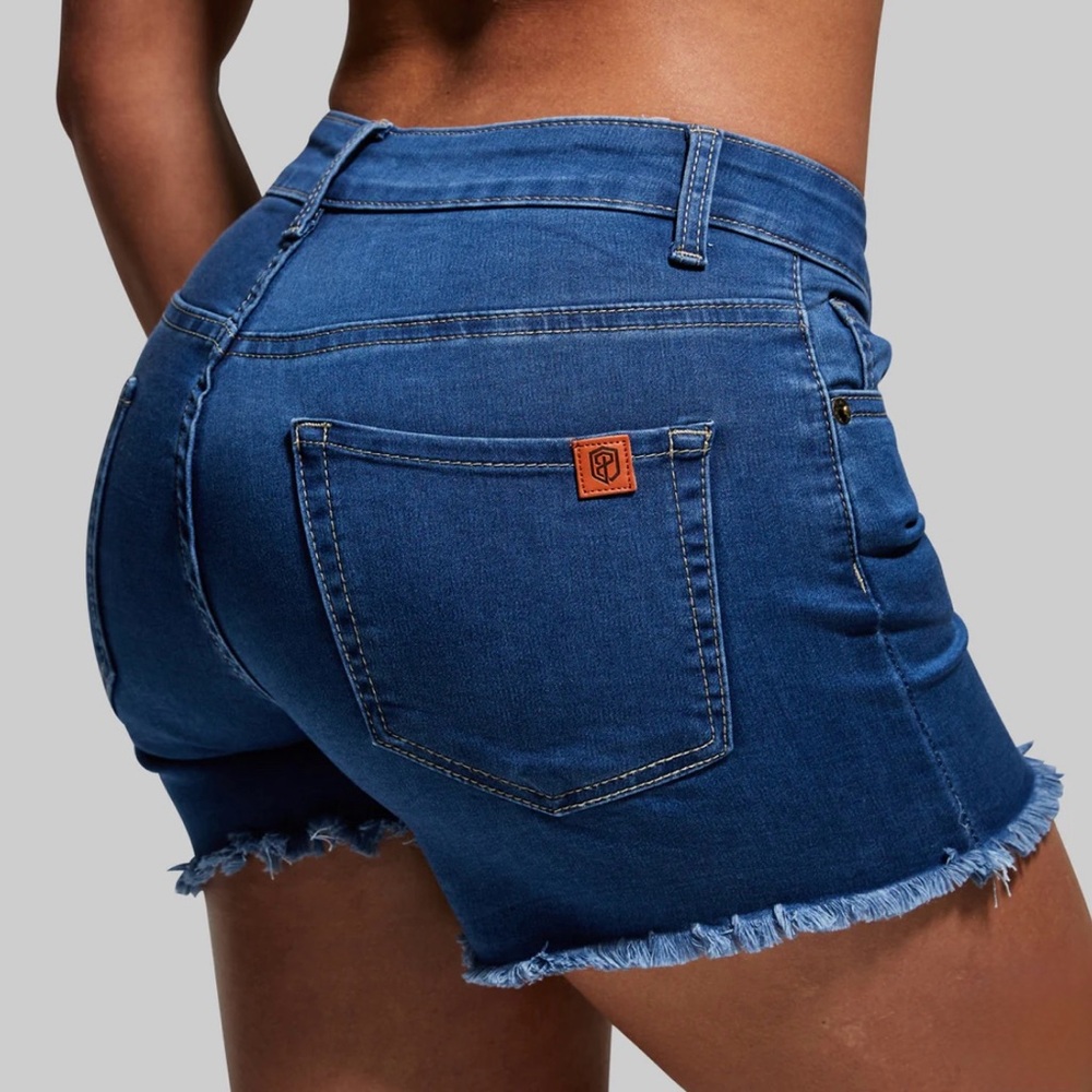 Born Primitive Blue Jean Shorts